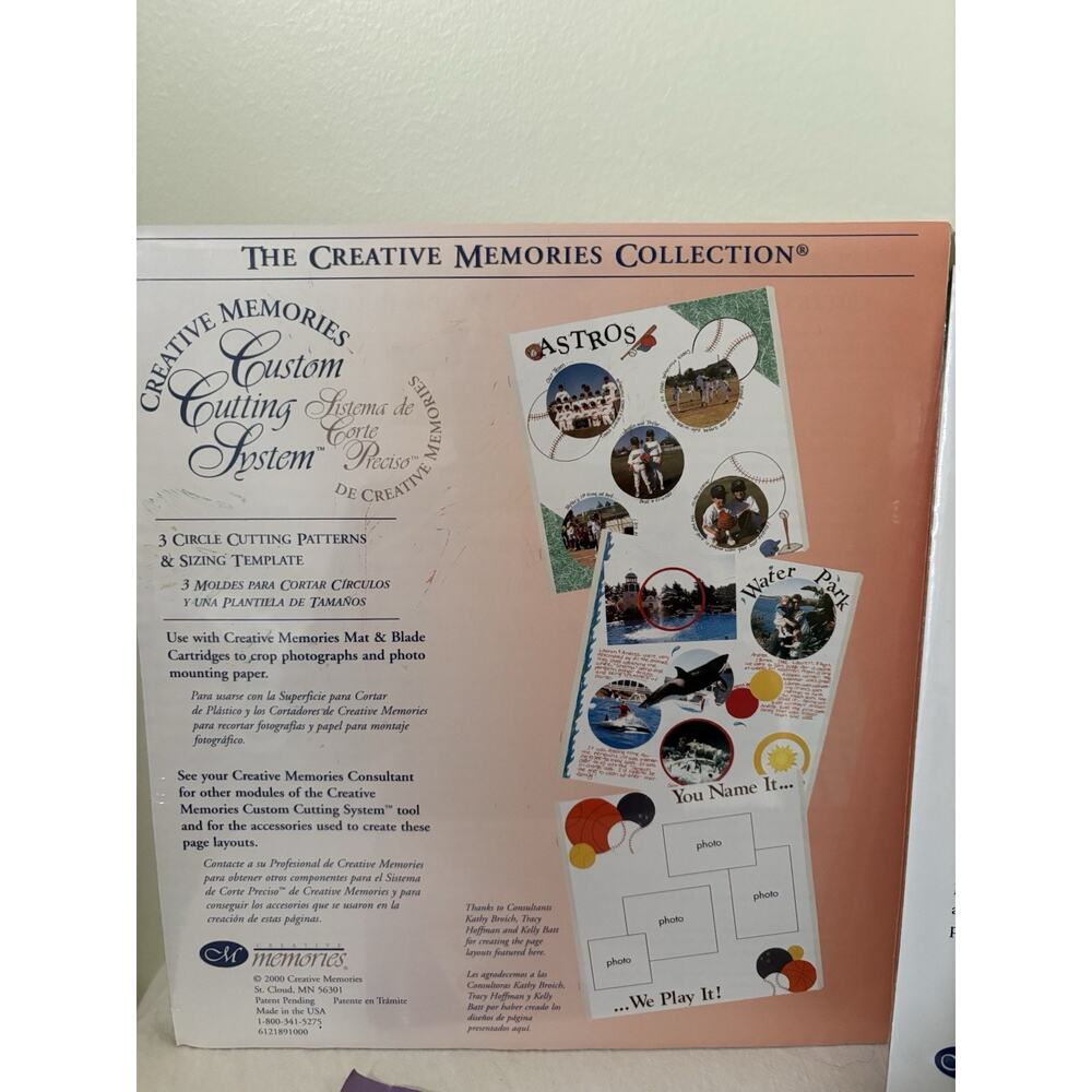 Creative Memories Circle & Oval Patterns Custom Cutting System Cutting Mat - Picture 2 of 7